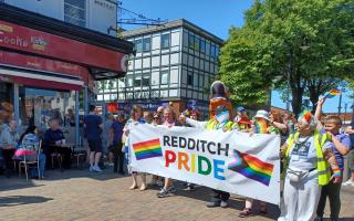 People turned out in their droves to join in with the town's first ever Pride event.