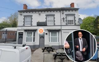 CASE: Stephen French was caught with a machete at The Cricketers Arms