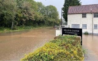 Miller and Carter has had to close this afternoon due to severe flooding